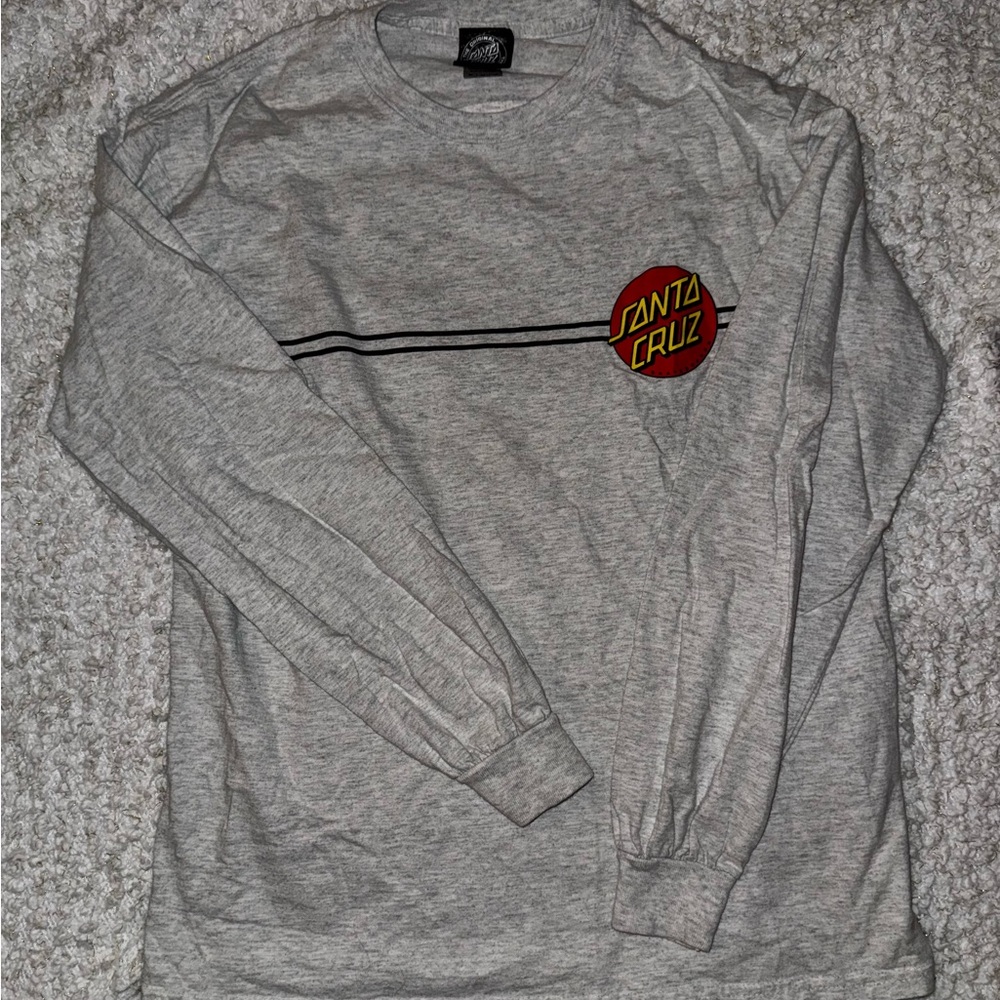 Santa Cruz Gray Long Sleeve Shirt